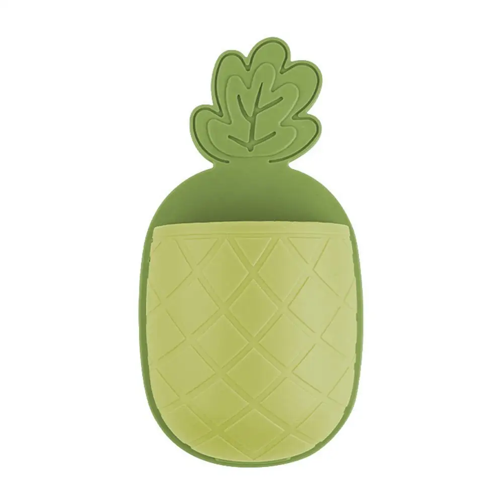 

Настенный держатель для зубных щёток с пультом ДУ и ананасами