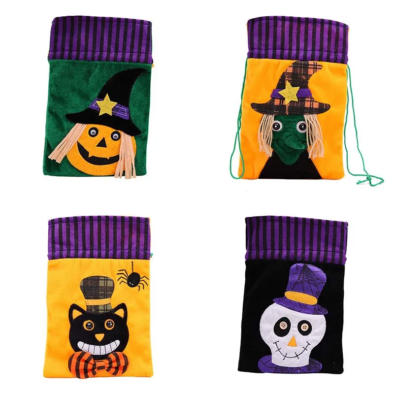 

Witch Ghost Pumpkin Gift Bag Halloween Kids Gift Cartoon Candy Bags Party Favors Boxes Cosplay Halloween Party Decor Gift Bag