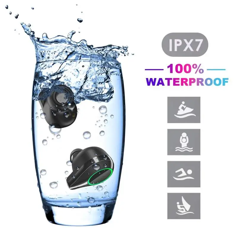 

T10 TWS Wireless Earphones Bluetooth 5.0 Headset Touch Control Bluetooth Headset Sports Music Wireless Headphones Waterproof
