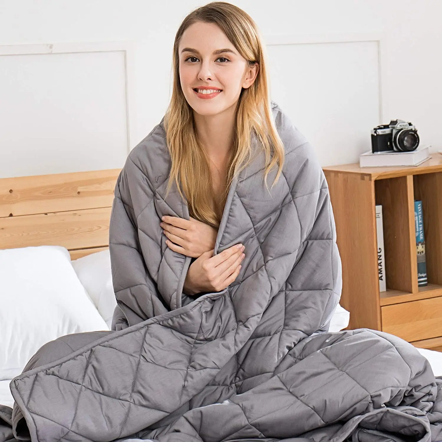 

7kg/9kg Cooling Weighted Blanket Spring Summer Thin Duvet for Sofa/Bed Children Adult Quilt for Therapy Against Anxiety insomnia