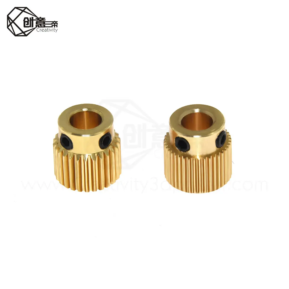 Творчество MK8 экструдер приводное отверстие шестерни 5 мм для 1 75 мм/3 0 зубчатое