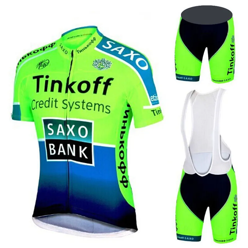 

2022 Saxo Bank Tinkoff Ropa Ciclismo/ciclo Ropa Ciclismo Ropa deportiva/bicicleta de carreras Ropa Ciclismo Jersey 9D bib shorts