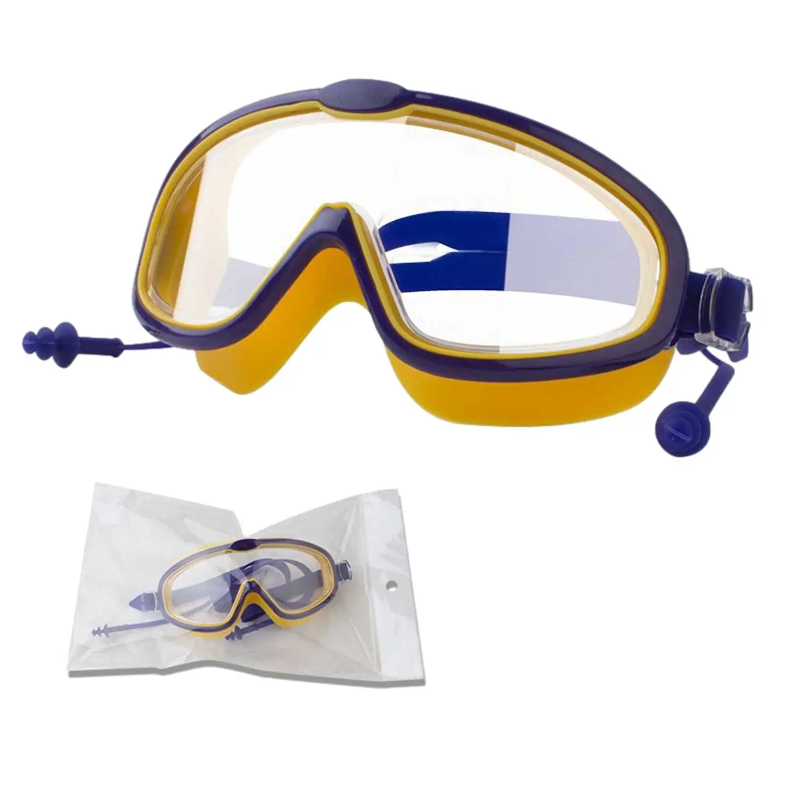 

Swimming Goggles For Kids Clear Wide Vision Anti-Fog UV Protection Swim Glasses For 4-15 Years Children Swimming Accessory