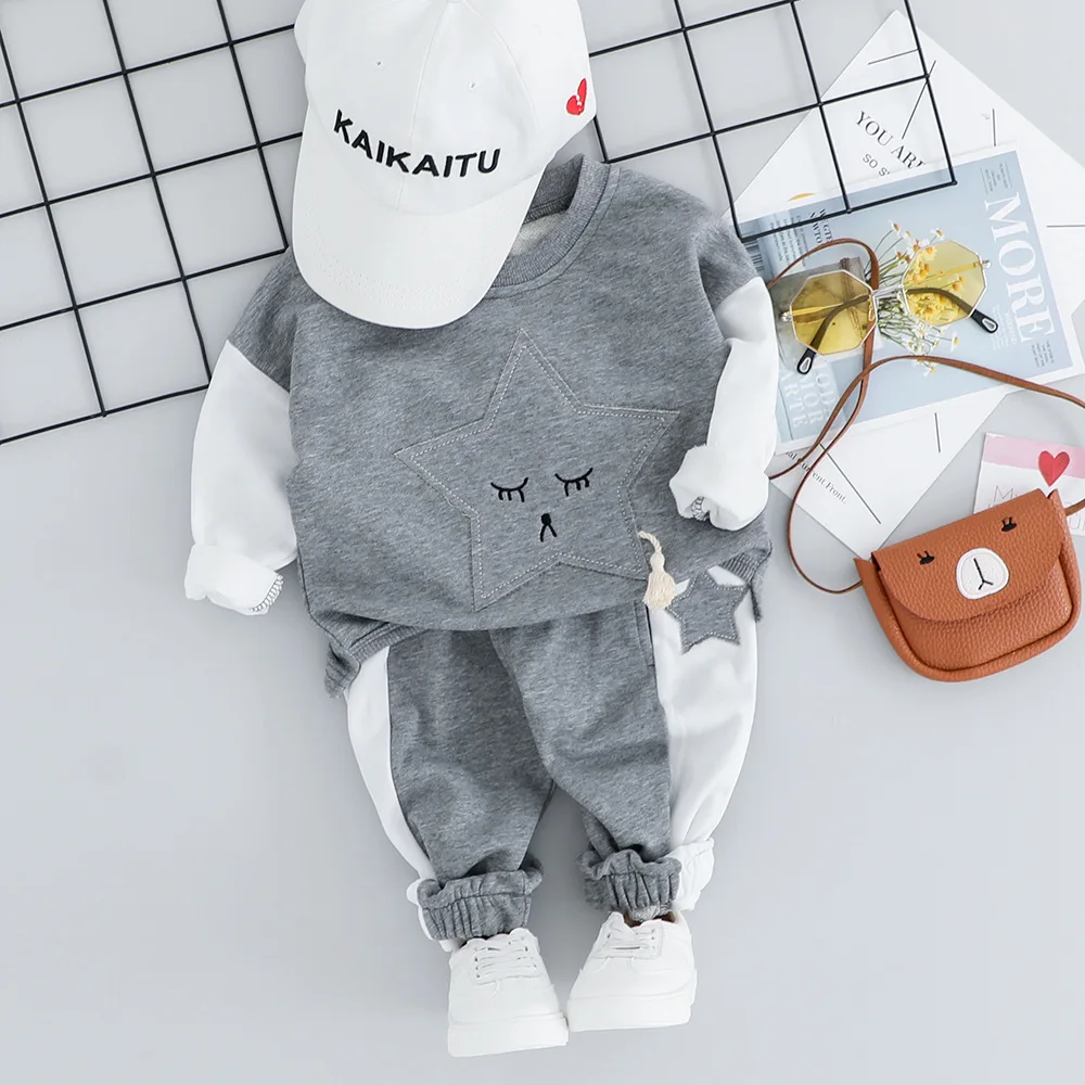 Детский костюм Сезон весна-осень Подходящий жакет на молнии в Корейском стиле