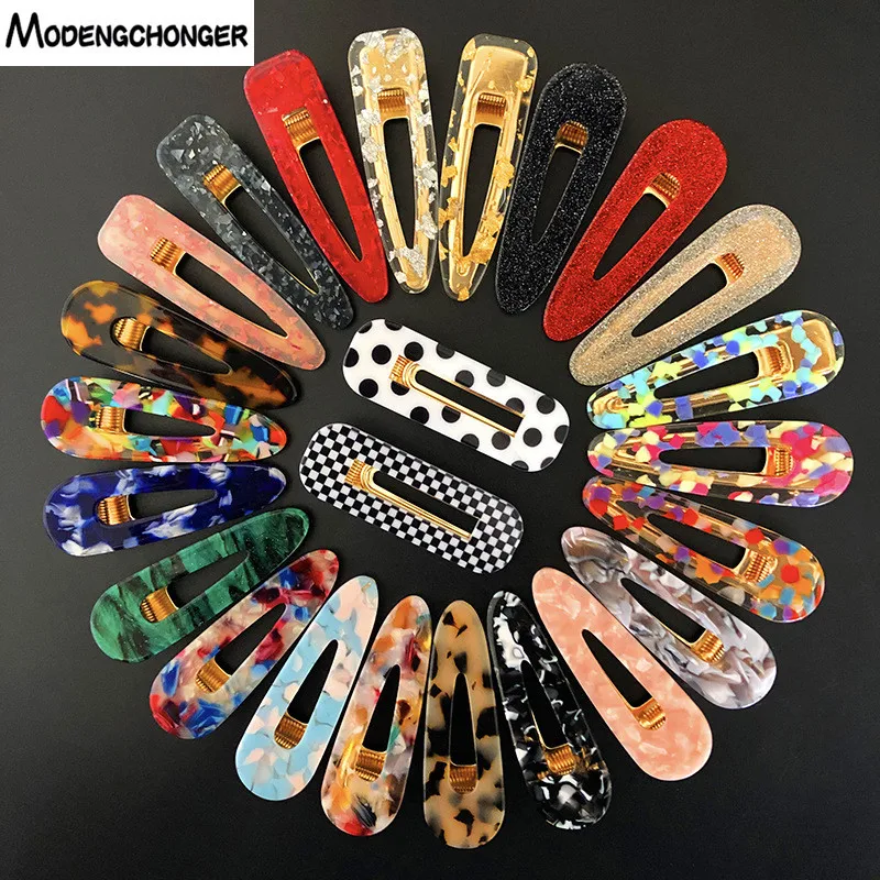 Женская заколка для волос из акрила 48 цветов| |