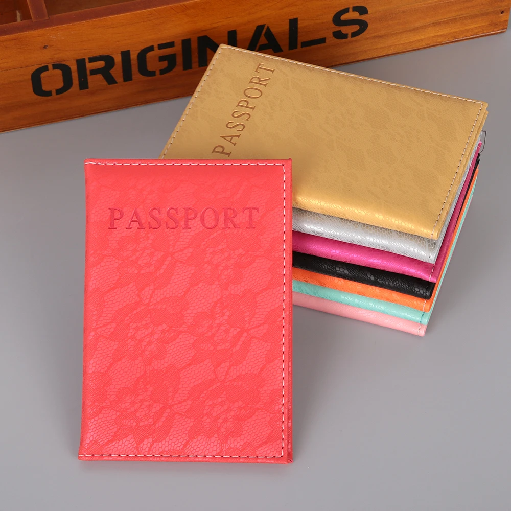 Женская Роскошная элегантная Обложка для паспорта универсальная розовая