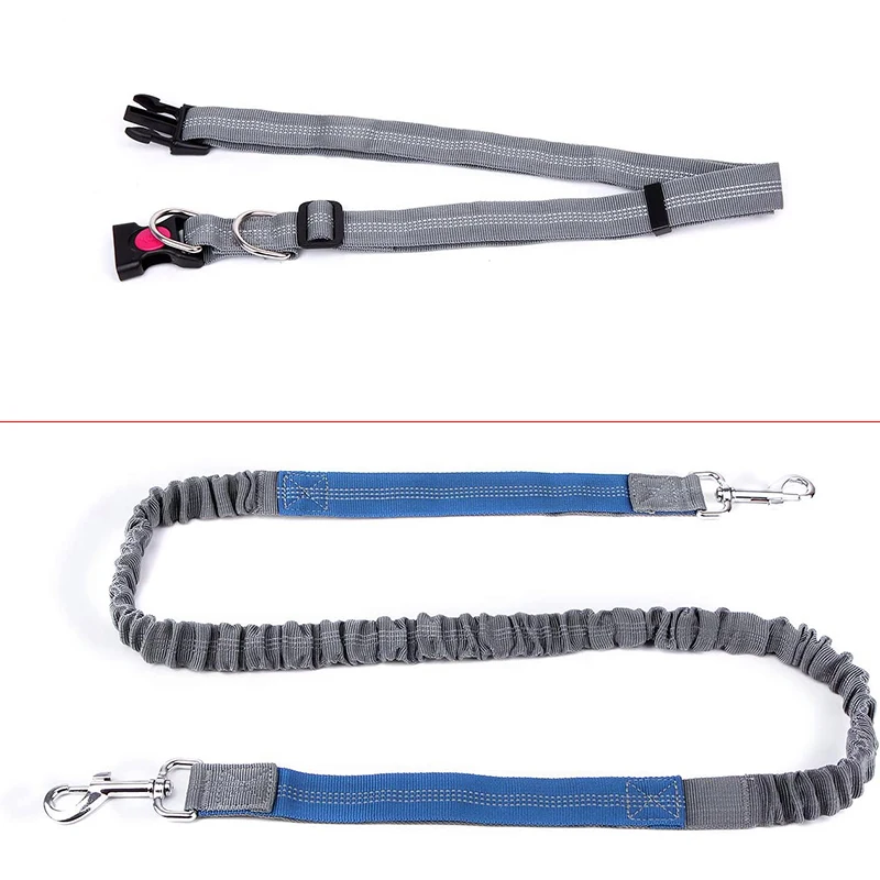 1 шт. поводок для собаки с ручкой без рук эластичный светоотражающий рюкзак пояс
