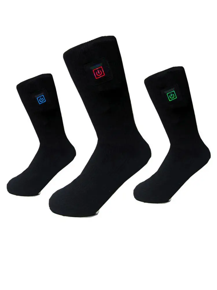 Rechargeable Adjustable Battery Electric Heating Socks Double Layer Warm Sock 3.7V 2200MAH Lithium Battery Upgrade Heating Socks