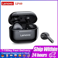 lenovo lp40 wireless bluetooth headset bluetooth 5 0 tws headset touch phone headset for xiaomi android touch wireless earbuds