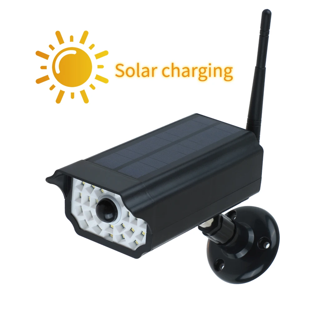 

Fake Dummy Camera Outdoor Waterproof Home Camera Solar Power Simulation Camera With LED light Security Surveillance