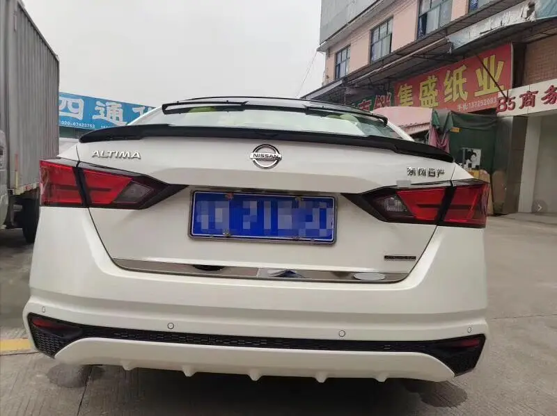 Для Altima спойлер 2019-2020 Nissan Спойлер ABS пластик Материал заднее крыло автомобиля