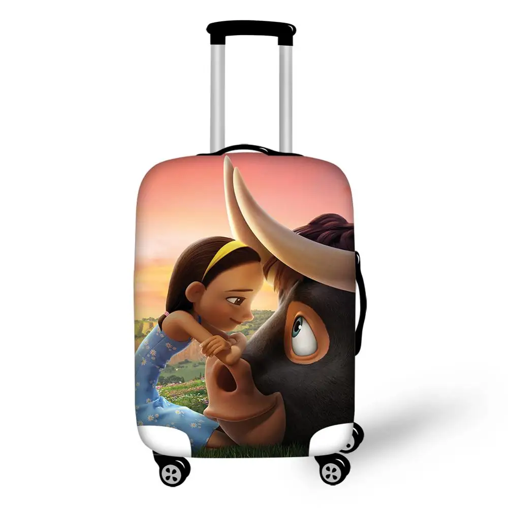 HaoYun Travel Luggage Cover Ferdinand Pattern Suitcase Cover Cartoon Anime Designer Elastic Dust-proof &Water-proof Protector
