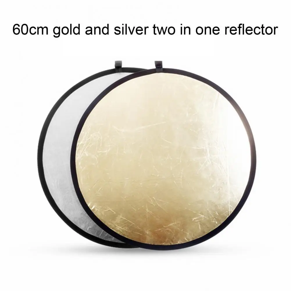

Useful Wear-resistant with Bag Reflective Board 60cm Photography Reflector Light Diffuser for Outdoor Reflector