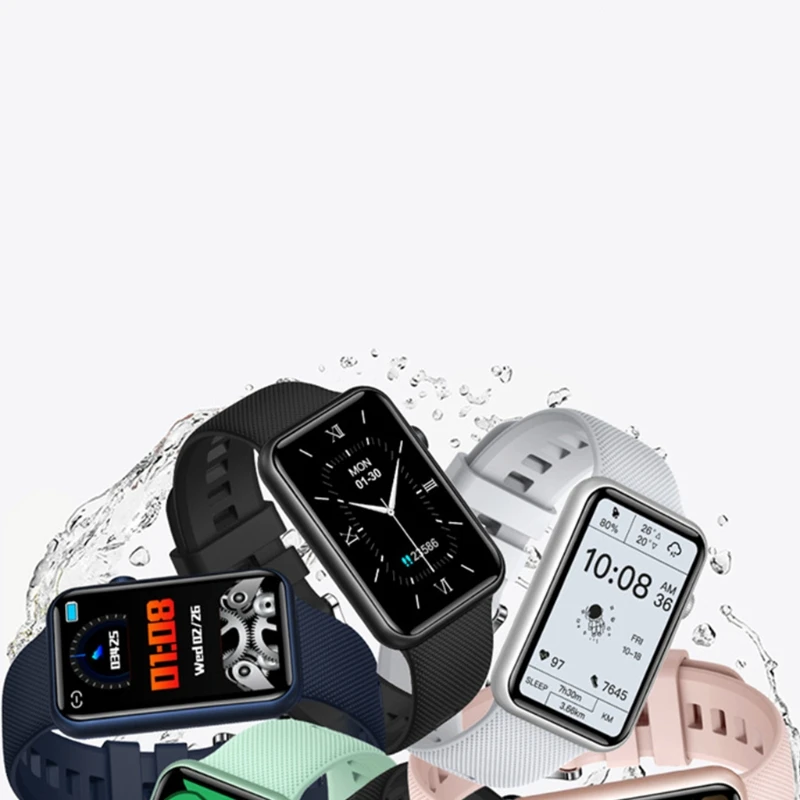 Умные часы HT5 HD- Smartband с измерением давления и температуры тела | Электроника