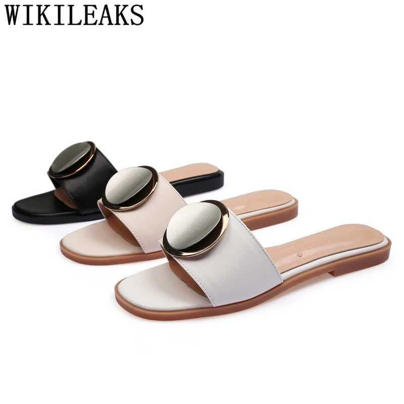 Сланцы женские пляжные роскошные дизайнерские шлепанцы летняя модель 2021 | Обувь