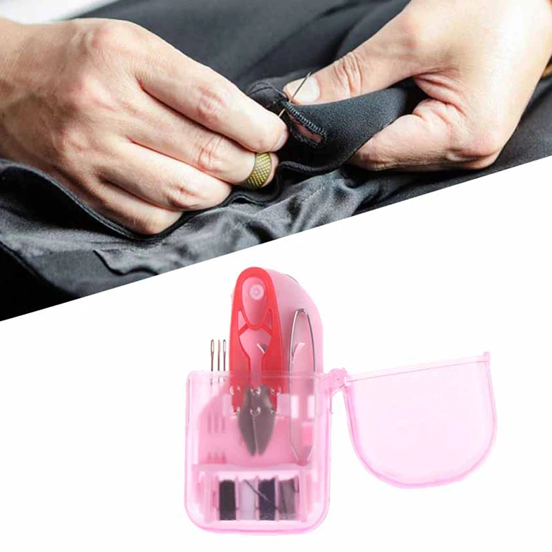

Creative Home Travel Sewing Kit Box Exquisite and Portable Mini Portable Sewing Kit Sewing Box Sewing Tool Box Needle