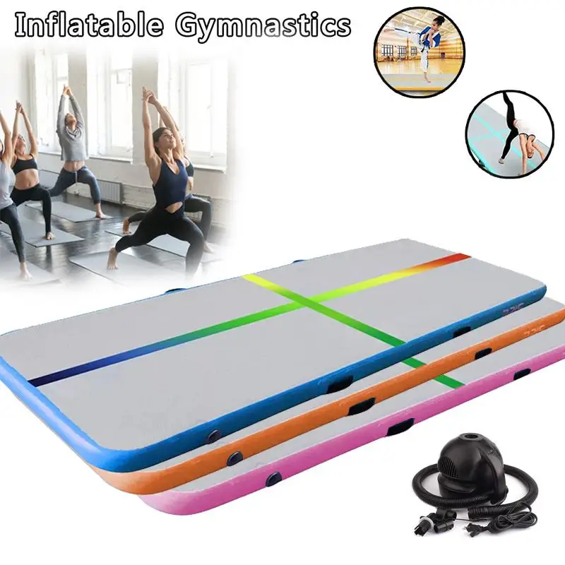 

3*1*0.1M Inflatable Air Track Gymnastics Mattress Gym Tumble Airtrack Floor Yoga Training Tumbling Wrestling Yogo Electric Pump