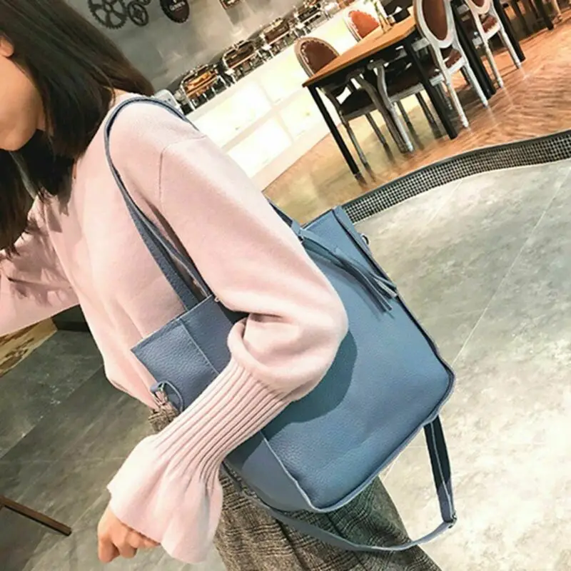 Leather Handbags Big Women Bag High Quality Casual Female Bags Trunk Tote Spanish Brand Shoulder Ladies Large Bolsos | Багаж и сумки