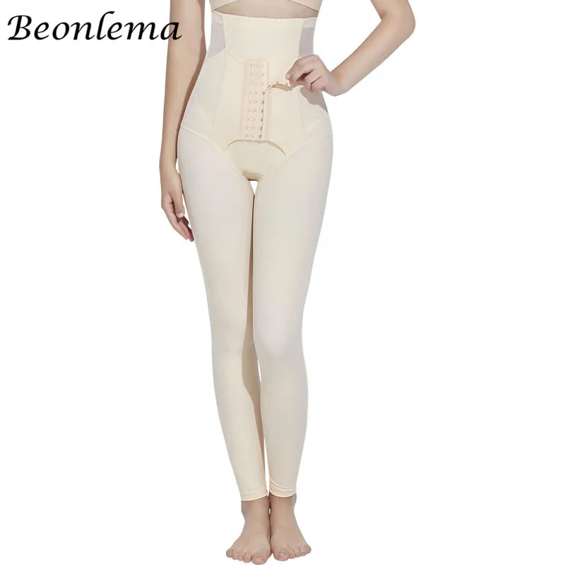 Beonlema Body Shapewear Women Legs Slimming Sexy Body Shaper High Waist Butt Lift Long Control Panties Tummy Flat Belt S-3XL