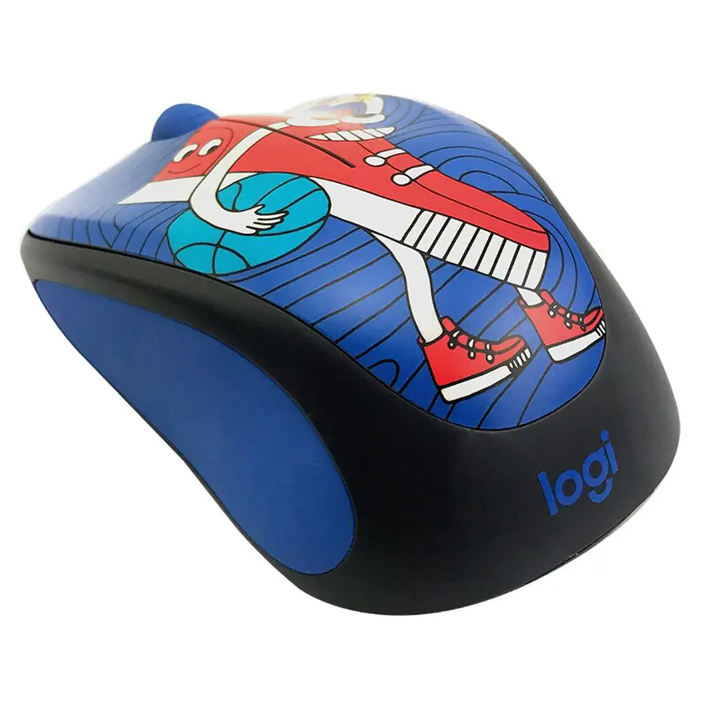 Logitech M238 V3 3 клавиши мультфильм USB беспроводной 1000DPI оптическая компьютерная мышь