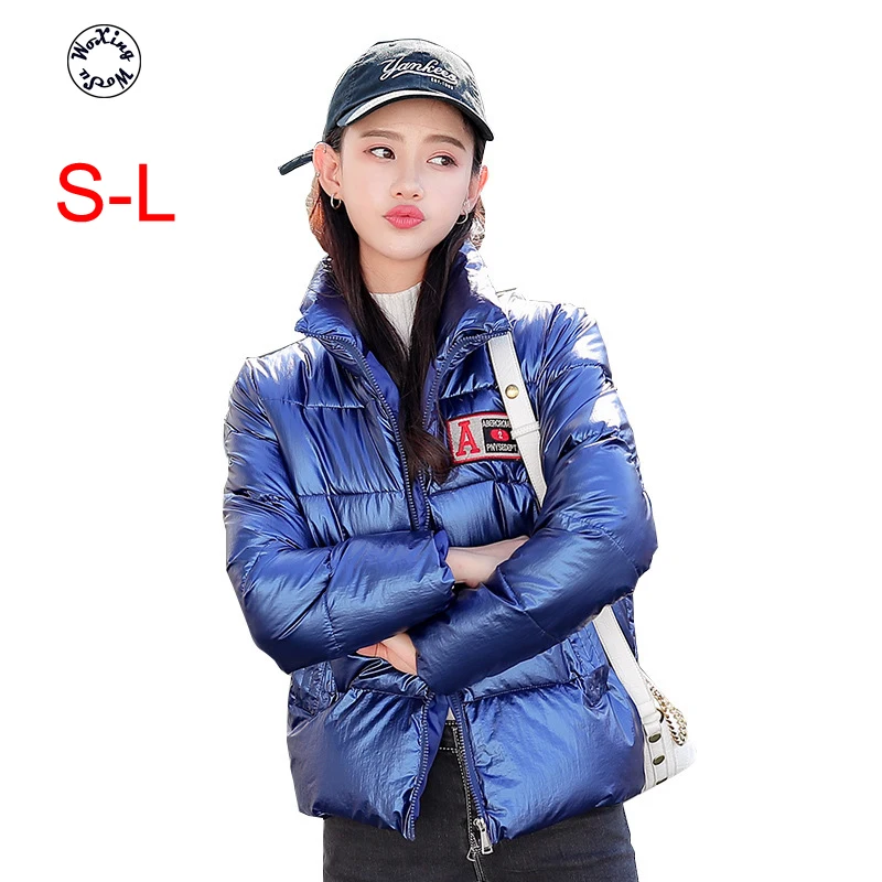 

2021 winter parkas warm cotton padded jacket women's cotton jacket S to L