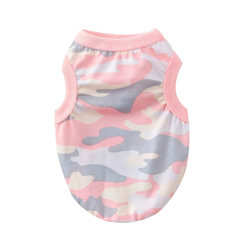 

Cartoon Dog Vest Summer Pet Clothes Dog T-shirt Thin Section Cute Yorkshire Comfortable Cat Clothes Pet Supplies
