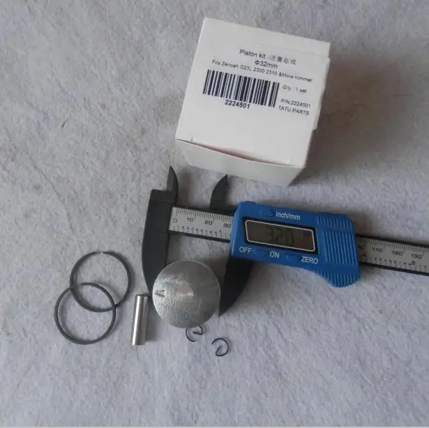 1E32F поршневой набор для китайских 32F 23CC кусторезы триммеры KOLBEN W/ RIGNS PIN CIRCLIPS сборка