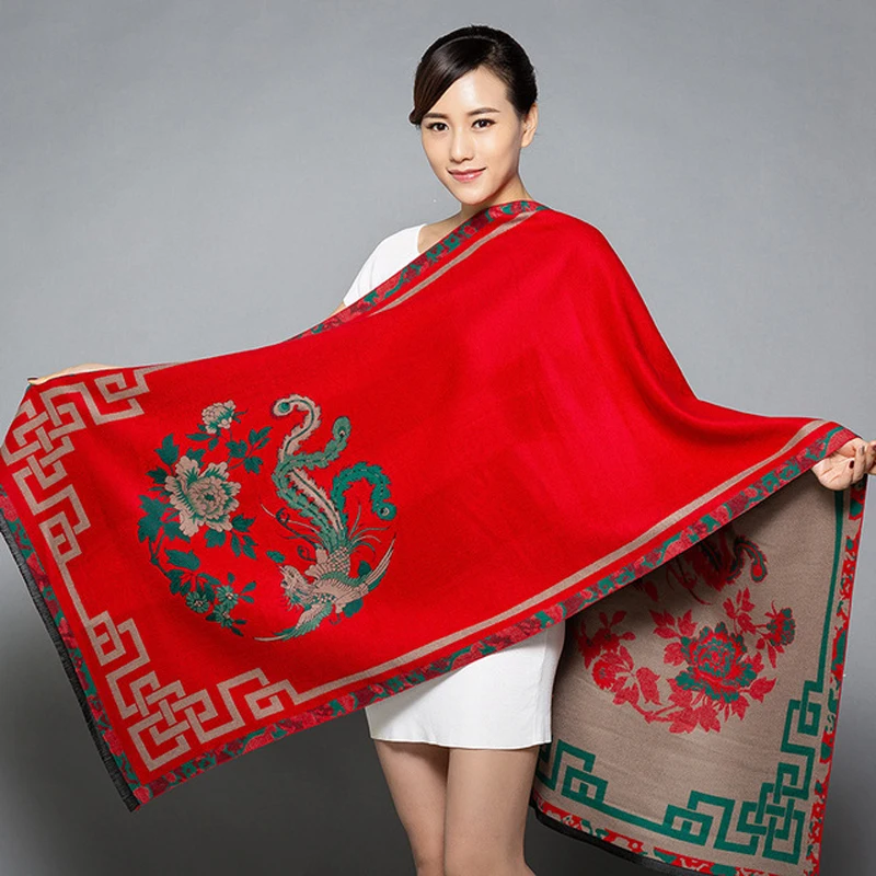 

Travel scarf versatile warm blanket shawl charming winter cashmere scarf reversible shawl fashion Scarf