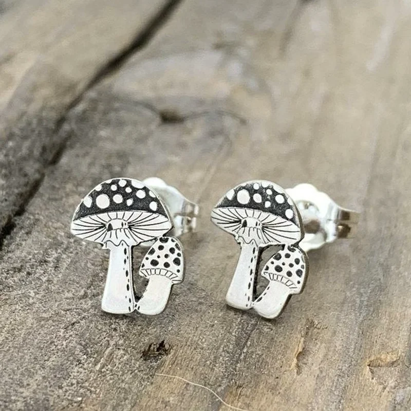 

Mushroom Pendant Earrings Quality Drop Earrings for Girls Women Children Birthday Gift Lovely Party Jewelry Gift