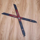 Сабельная пила для резки металла, алюминиевых листов, дерева и пластика, 2 шт., 300 мм 14TPI BIM