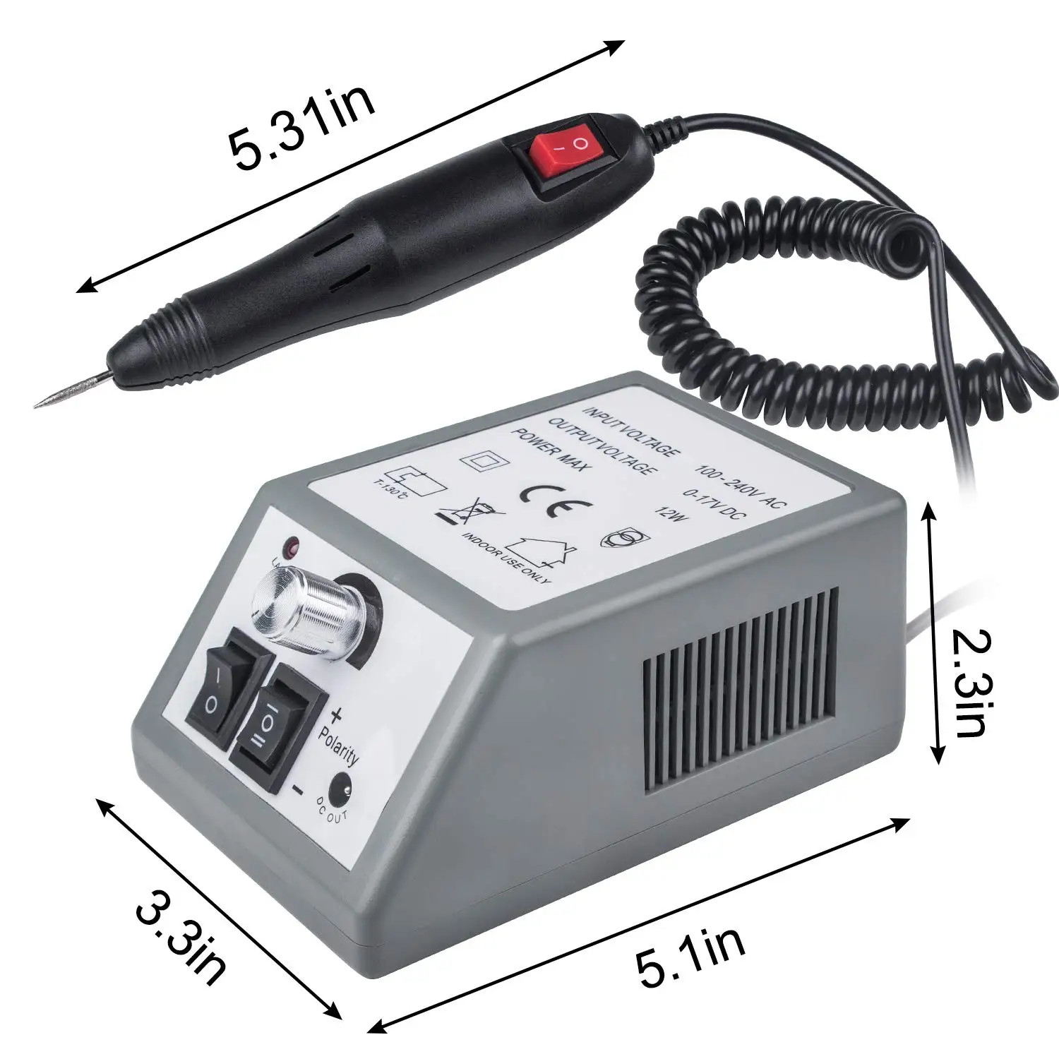 

Nail Drill Electric Apparatus for Manicure 6pcs Milling Cutters Drill Bits Set Gel Cuticle Remover Pedicure Machine Nail Art