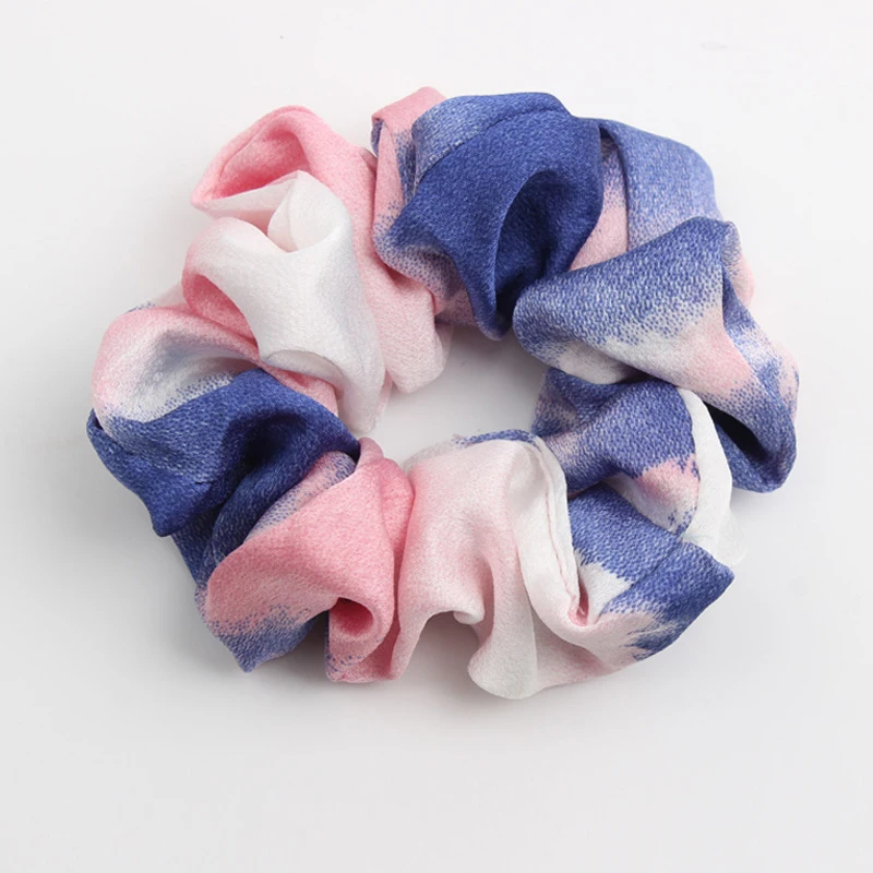 

Colorful Printed Hair Bands Hair Ties Elastic Scrunchies For Girl