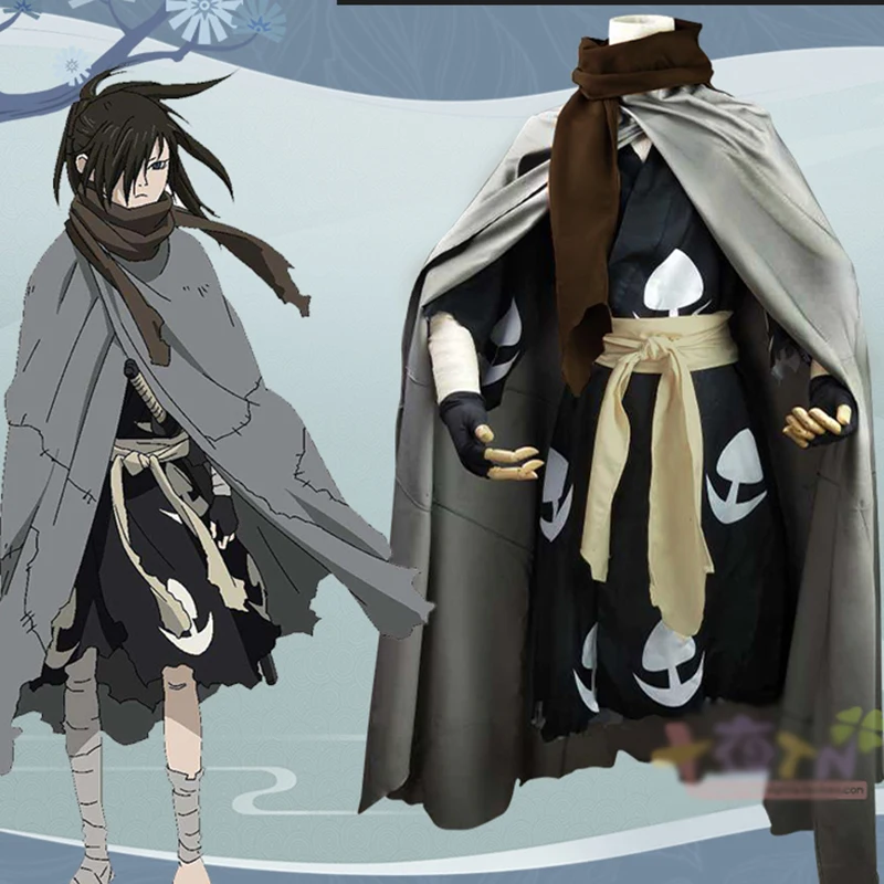 Dororo костюмы для косплея плащ хиаккимару кимоно японский косплей женщин мужчин