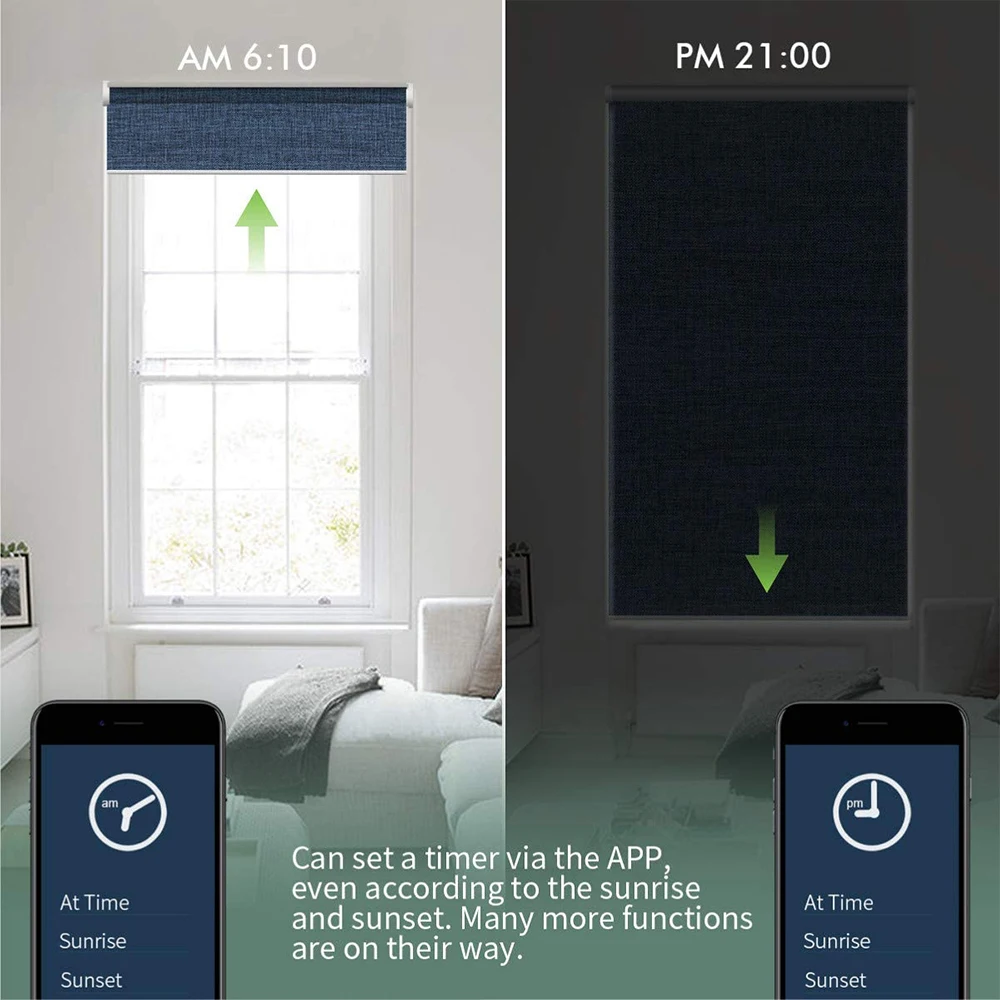 Рулонные жалюзи Blindify с Wi-Fi и голосовым управлением автоматические