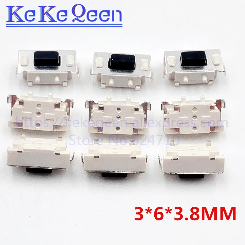 3*6*3 8 3x6x3 мм 3*6 * SMD кнопочный переключатель MP3 MP4 MP5 планшетный пк телефон кнопка