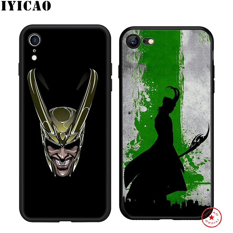 IYICAO Marvel Loki мягкий чехол для iphone 11 Pro Xr Xs Max 6 6s 7 8 Plus 5 5S Se Силиконовый ТПУ |