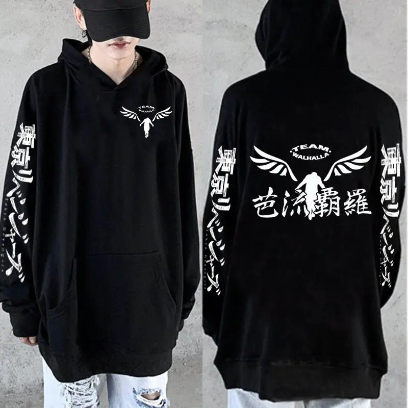 

2022 Hot Anime Gambar Valhalla Hoodies Tokyo Revengers Printed Hoodies Cosplay Pullover Sweatshirts Casual Anime Graphic Hoodie