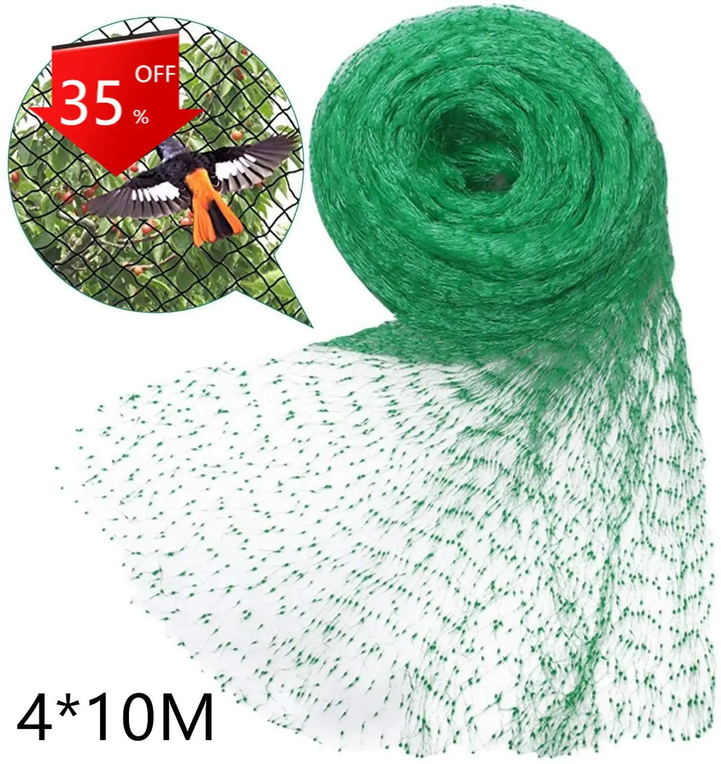 

Bird Netting, Garden Net Doesn't Tangle and Reusable Fencing Protect Fruit Vegetables from Birds Deer