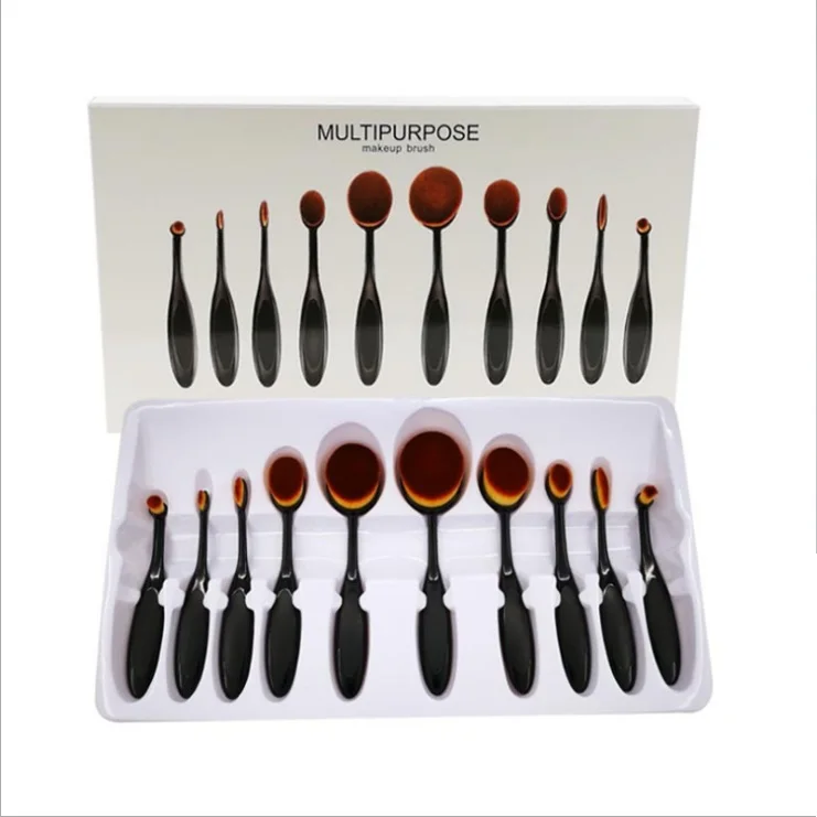 В форме зубной щетки кисти для макияжа тональной пудры кисть теней консилера