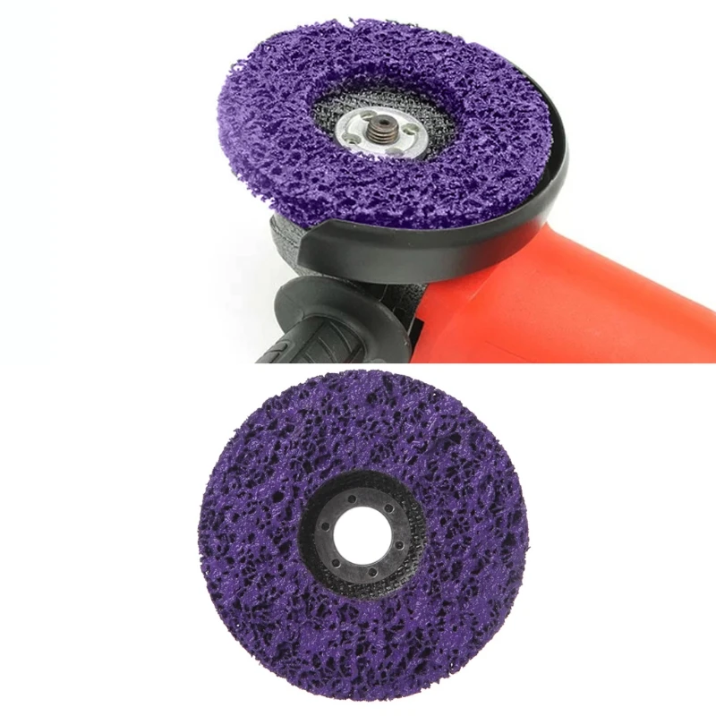 125mm Poly Strip Disc Abrasive Wheel Paint Rust Removal Clean For Angle Grinder | Инструменты