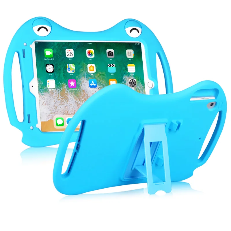 

fro Apple ipad mini1 / 2/3/4/5 Silicone Case ipad 6 ari3 9.7 Protective Case 360 ° pro 10.2 / 10.5 kids cartoon anti-fall cover