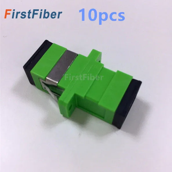 10 шт SC APC адаптер оптоволоконный коннектор Simplex одномодовый