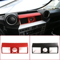for land rover defender 110 2008 2018car central control air conditioning air outlet frame cover decorative stickers accessories