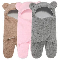 newborn baby winter warm sleeping bags wrap toddler soft fluffy faux cashmere blanket infant boys and girls stroller wrap