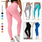 Женские леггинсы для спортзала с завышенной талией для фитнеса, бега, обтягивающие штаны для йоги, супер эластичные спортивные брюки для девочек, спортивные штаны