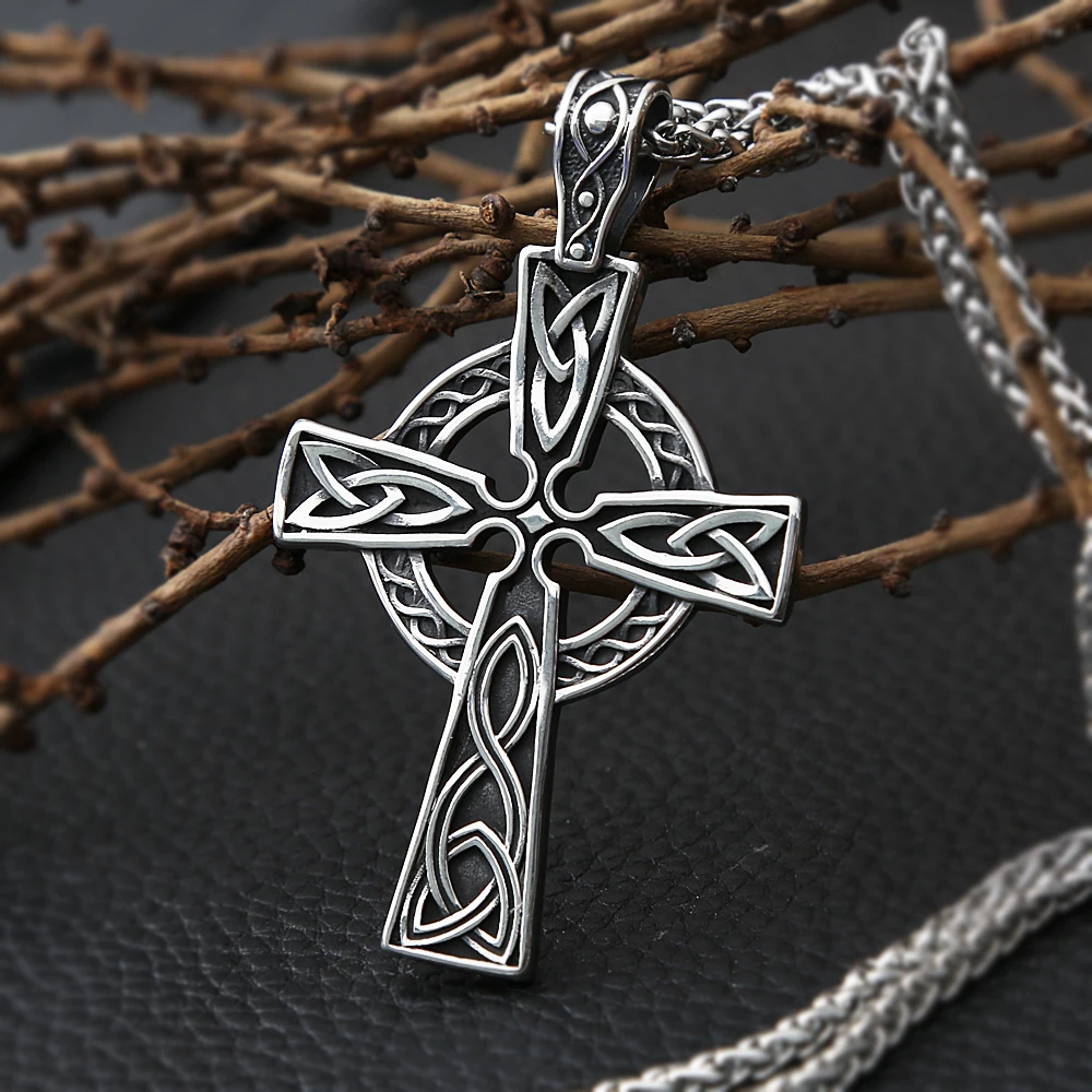 Винтажное ожерелье викингов из нержавеющей стали мужское в скандинавском