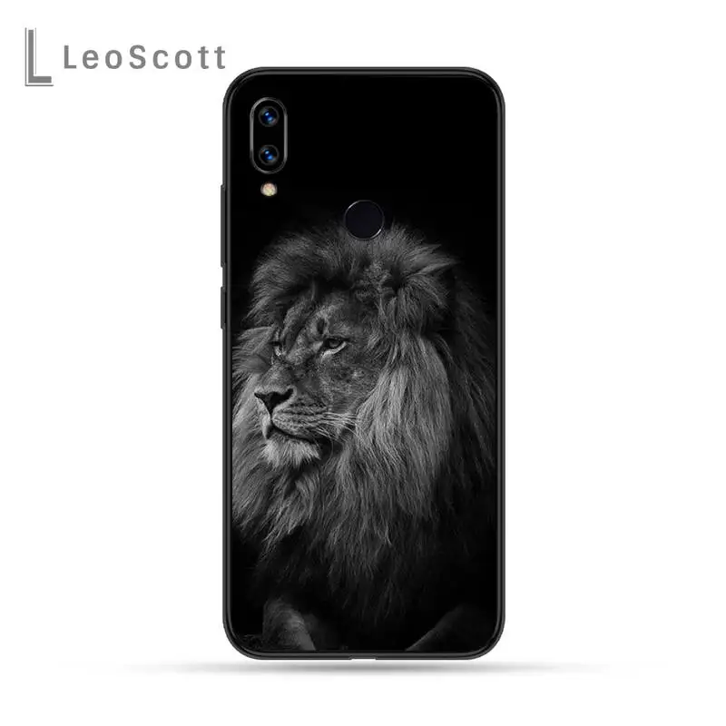 

Animals The Lion Phone Case For Xiaomi Redmi Note 4 4x 5 6 7 8 pro S2 PLUS 6A PRO