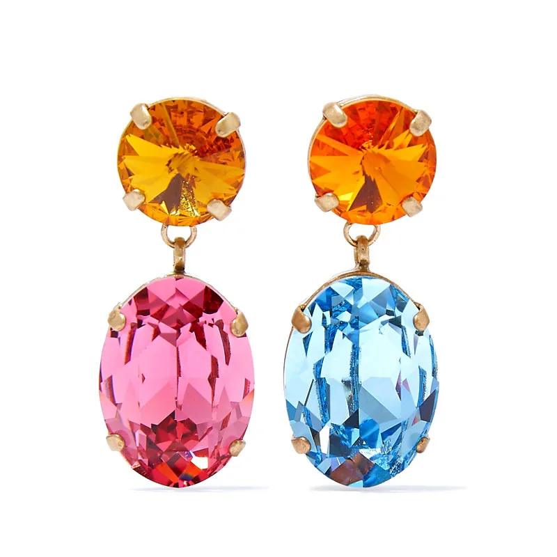 

Personality, European and American style, new products, online celebrity explosions,crystal simple and advanced , earrings women