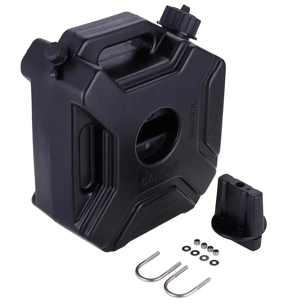 

D2 Portable Fuel Gas Can 1.3 Gallon 5L Portable Oil Petrol Diesel Storage Gas Tank Emergency Backup for Motorcycle Car SUV ATV