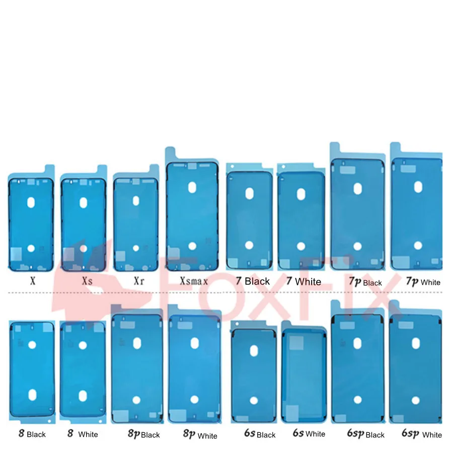 Водонепроницаемый стикер для ЖК-дисплея iPhone 6 6S 7 8 Plus X XS 11 12 Pro Max XR 10 шт. | Мобильные